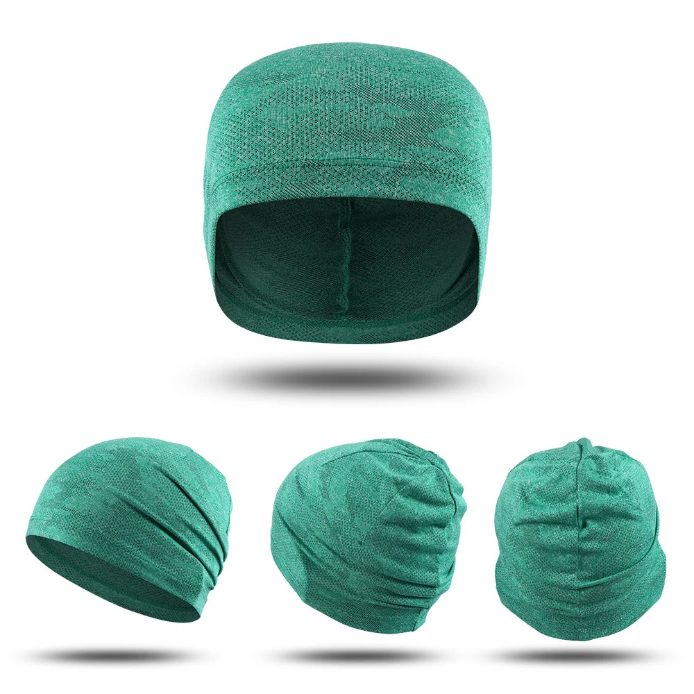 2PCS Quick-drying Running Caps Summer Breathable Cool Sports Hats Outdoor Cycling Hiking Baseball Skullies Stretchy Beanies Hat