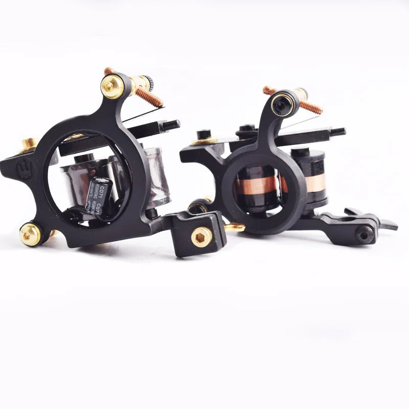 Special Price Handmade Tattoo Gun Wraps Coils Iron Frame Tattoo Machine Liner&Shader Beginner Tatu Gun For Tattoo Artist