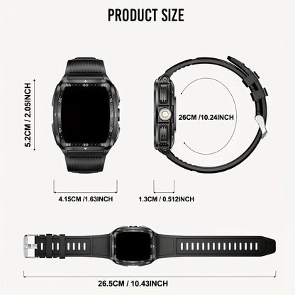 SENBONO KT83 Outdoor Sports Square Smart watch Answer Call Big Battery Fitness Tracker Waterproof Smartwatch Men for IOS Android