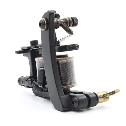 TRUE STAR Newest 10 Wrap Coils Hand-assembled Tattoo Machine Gun For Liner Shader Cast-iron Tattoo Machines