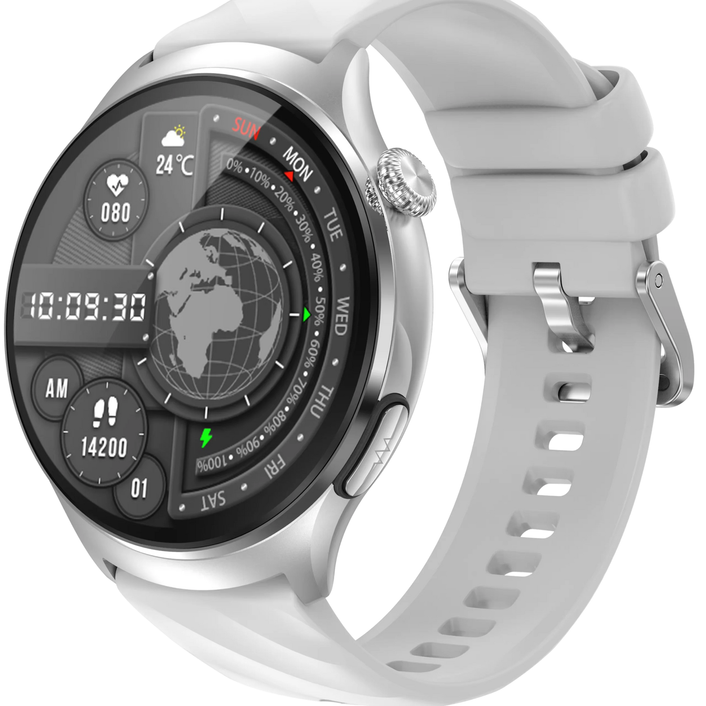 VALDUS ECG Health Smart Watch Support Dual Mode Bluetooth Call Voice Assistant Body Temperature Monitoring MT600 Smartwatch