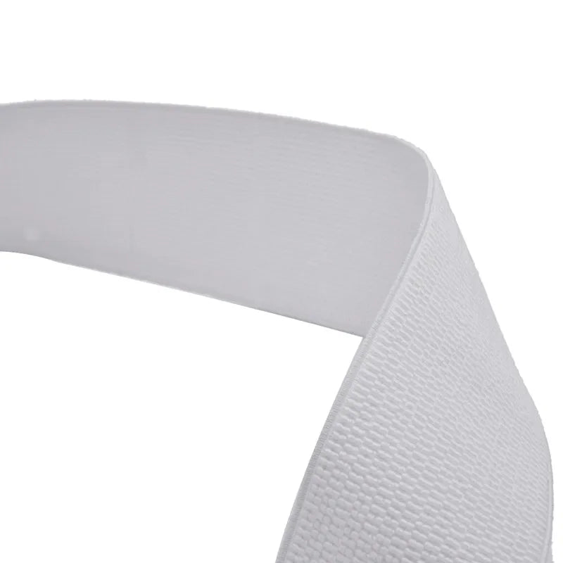 Women’s Elastic Stretch Wide Waist Belts w Wrapped Gold Circle Buckle