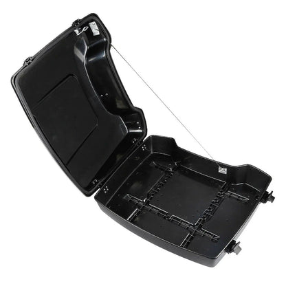 Motorcycle 5.5" Razor Trunk +Top Rack & Backrest For Harley Touring  Road King Street Electra Glide 1997-2013 2012