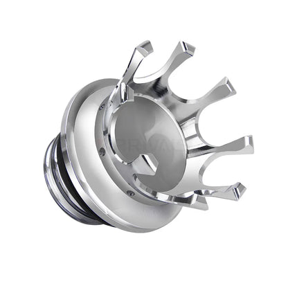 Motorcycle Aluminum Fuel Tank Cover Right-hand Thread Reservoir Crown Oil Cap Gas For Harley Touring Softail Sportser 883 1200