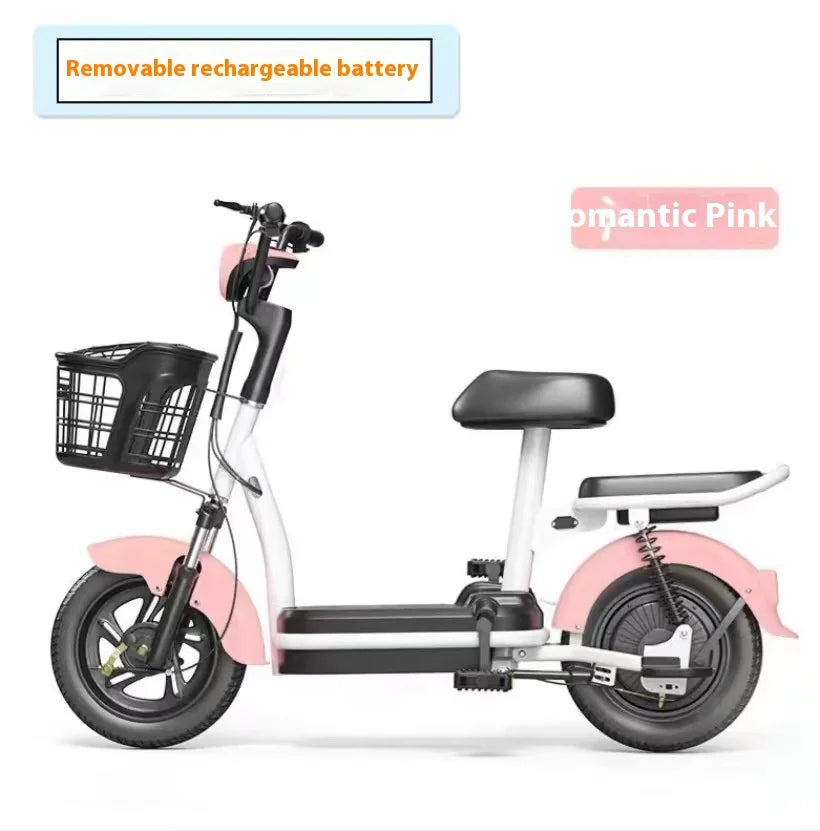 Manufacturer Cross-Border Wholesale Ultra-Light Electric City Bike New National Standard Universal Lightweight 48v 350w Ebike