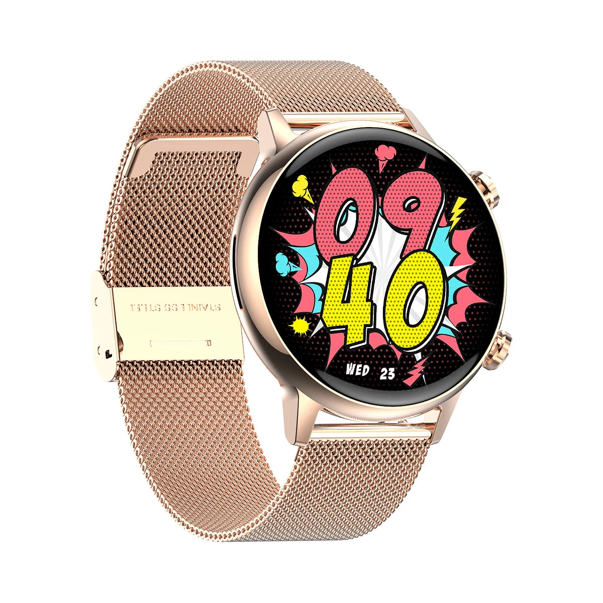HK39 Smart Watch Women NFC Answer Call Waterproof Voice control Sports Fitness Tracker Smartwatch AMOLED for IOS Android