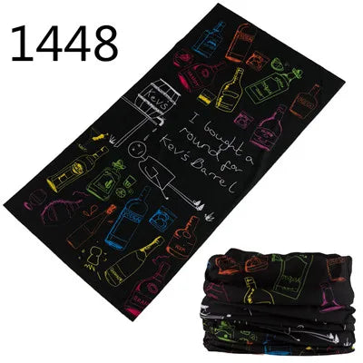 1401-1450 Magic Scarf Outdoor Sports Bicycle Headband Bike Cycling Bandana Neck Tube Warmer Bandanas Scraf Men Hiking Headband