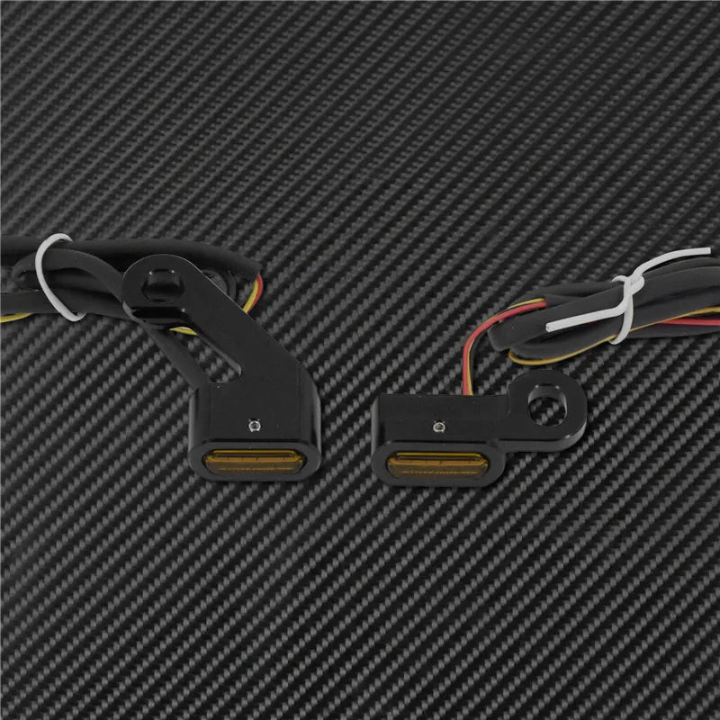 Motorcycle LED E Mark Turn Signal Light Indicator Mini Running Lamp For Harley Softail Touring Sportster XL 883 1200 FLHX Fatboy