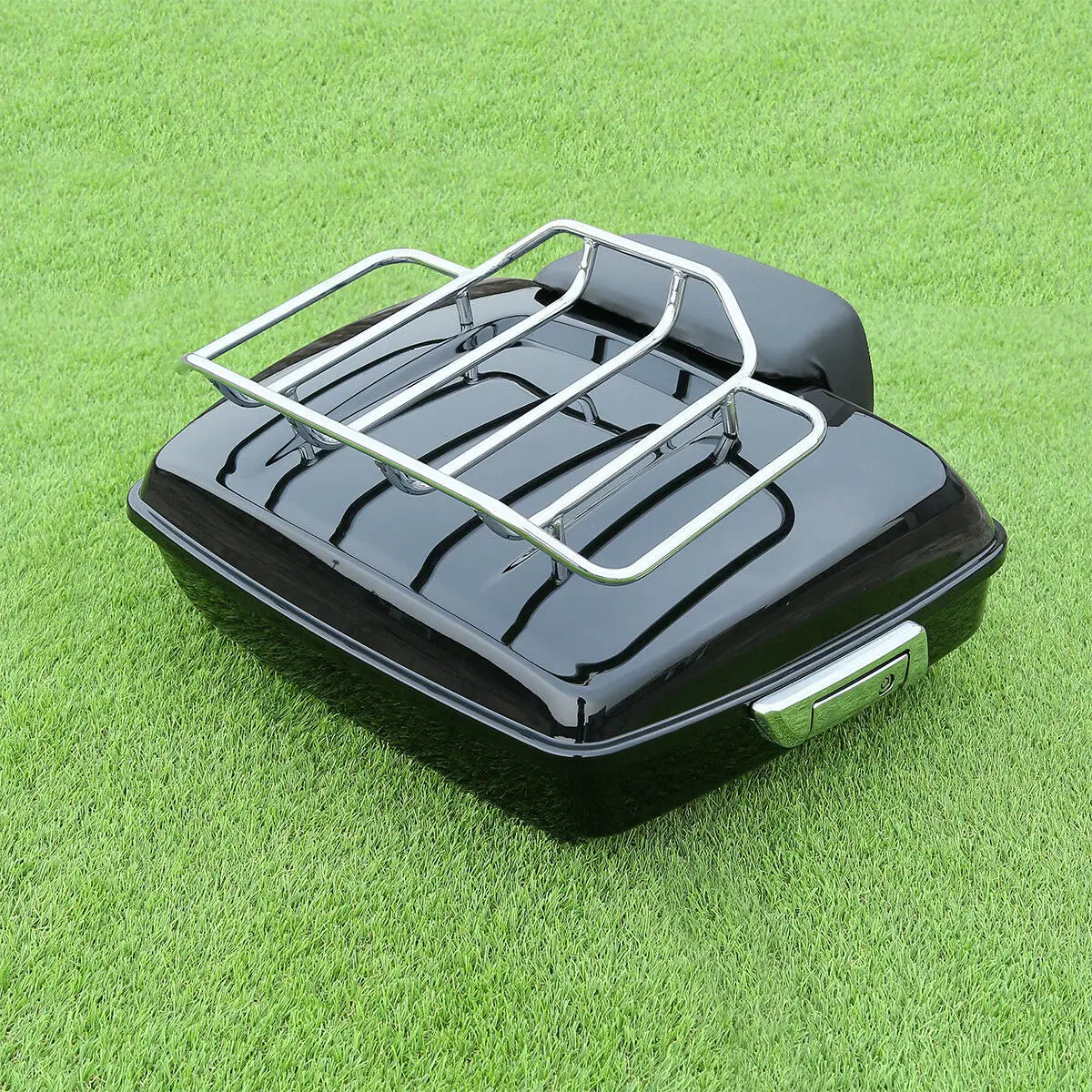 Chopped Trunk w/ Rack Razor Backrest For Harley Touring Road King Street Electra Glide 2014-2024 Motorcycle Accessories
