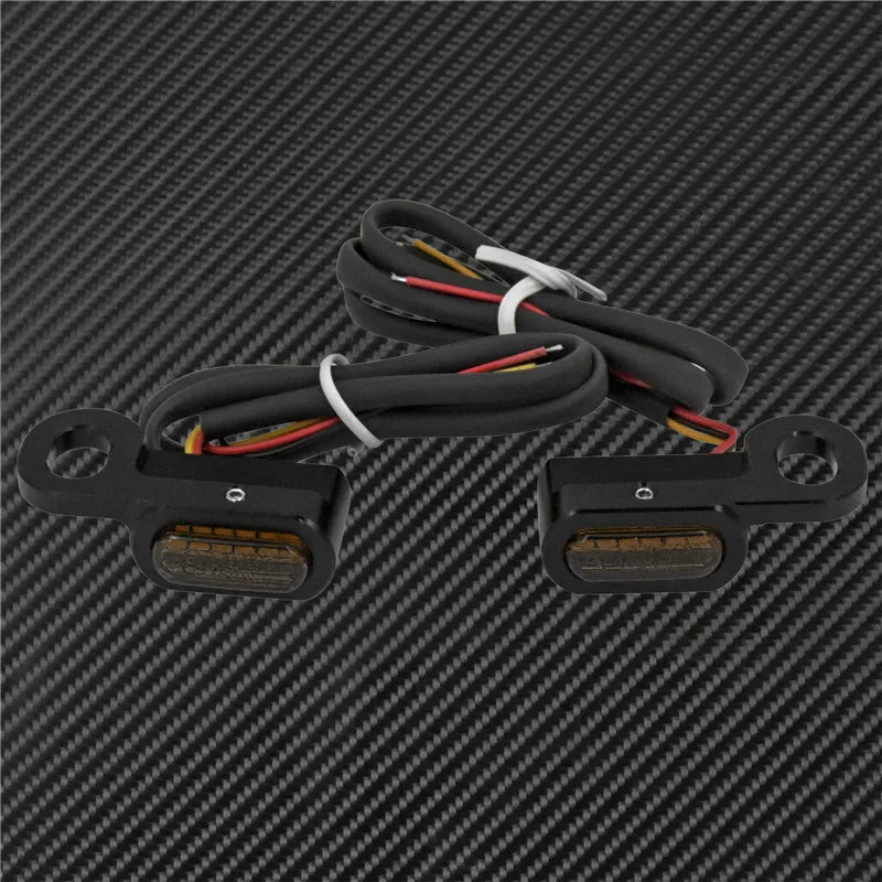 Motorcycle LED E Mark Turn Signal Light Indicator Mini Running Lamp For Harley Softail Touring Sportster XL 883 1200 FLHX Fatboy
