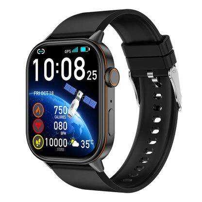 QX17 Relojes Smartwatch with Compass 2.01Inch BT Call Heart Rate Blood Oxygen IP68 Waterproof Men Sport Smart Watch 2025