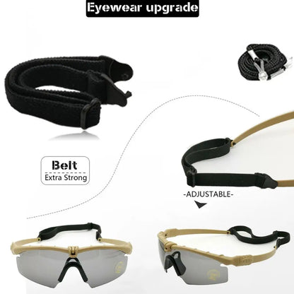 Tactical Professional Protective Military Polarized Glasses-Shooting Gafas Sports Hiking Cycling Paintball Safety Eyewear