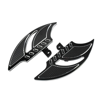 Motorcycle Front Floorboards Passenger Footboard Male Mount Foot Pegs Black/Chrome Footrest For Harley Softail Dyna XL Touring