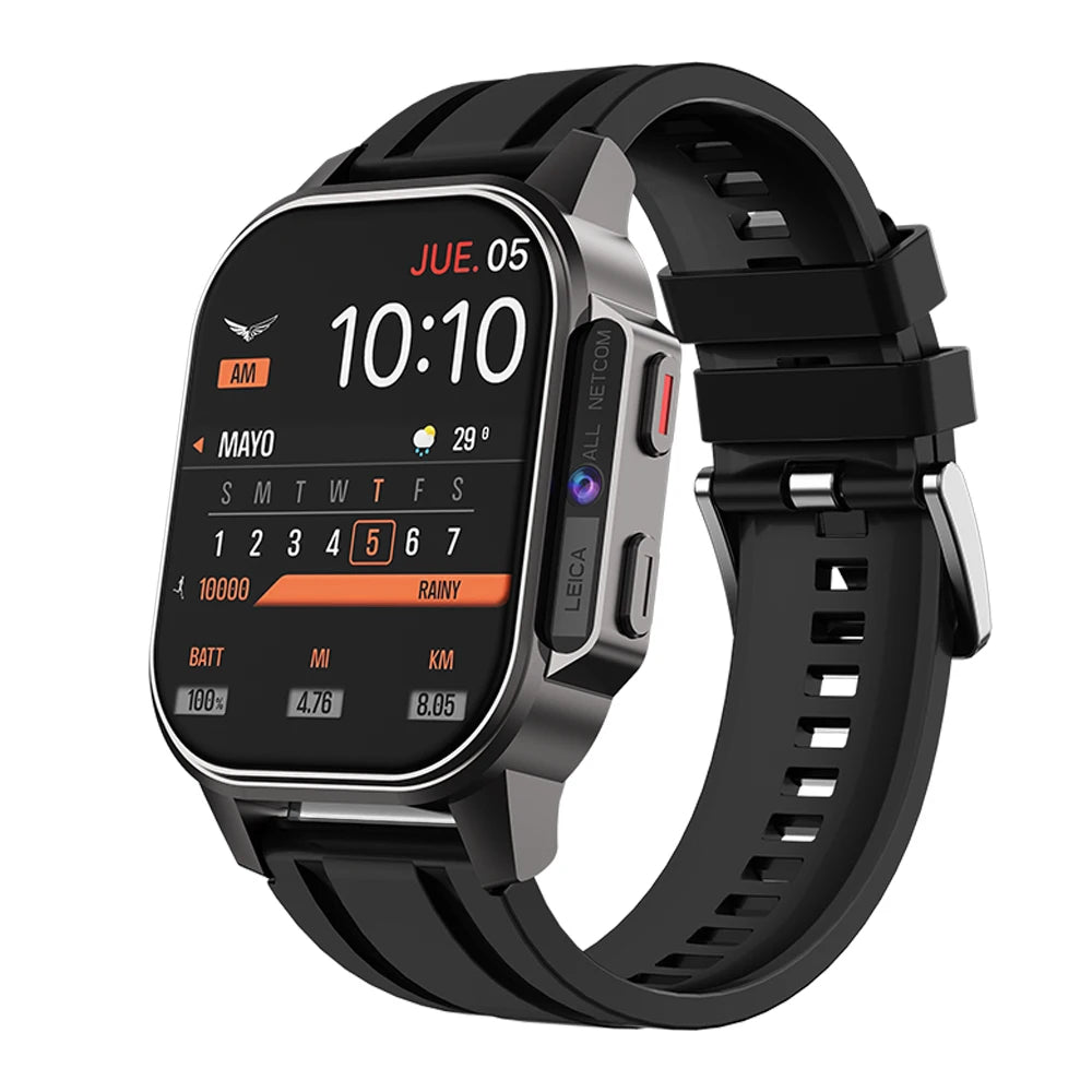 4G Sim Card Android Smartwatch B22 2.13Inch AMOLED 900mAH Battery IP67 Waterproof BT Call Video Call Men Smart Watch 2025