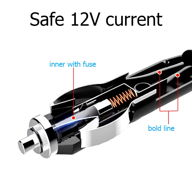EAFC 120W Handheld Air Compressor Wireless/Wired Inflatable Pump Portable Air Pump Tire Inflator Digital for Car Bicycle Balls