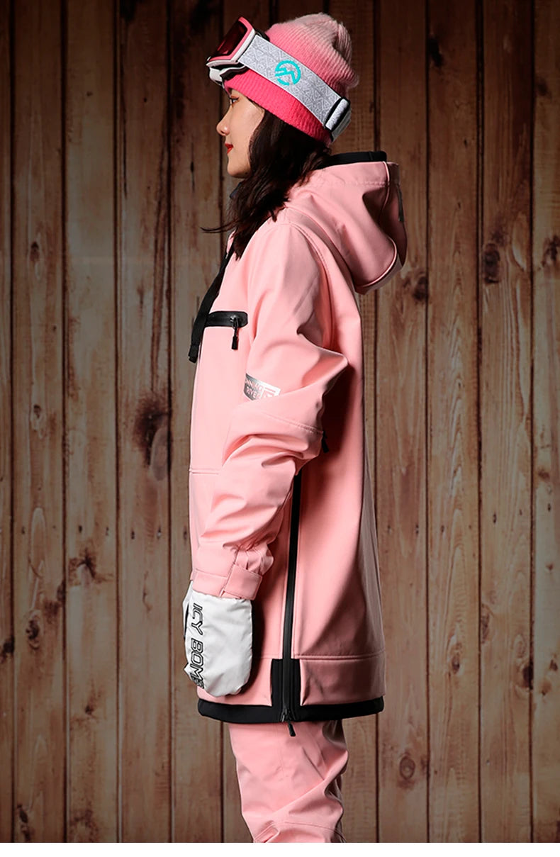 RUNNING RIVER Women ski Snowboarding Hoodie  High Quality Hooded outdoor Sports Snowboard Jacket 1250