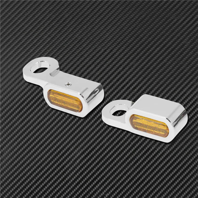 Motorcycle LED E Mark Turn Signal Light Indicator Mini Running Lamp For Harley Softail Touring Sportster XL 883 1200 FLHX Fatboy