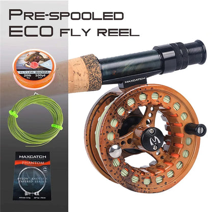 Maximumcatch Fly Fishing Reel 3/4/5/6/7/8 WT Large Arbor Die Casting Aluminum Fly Reel