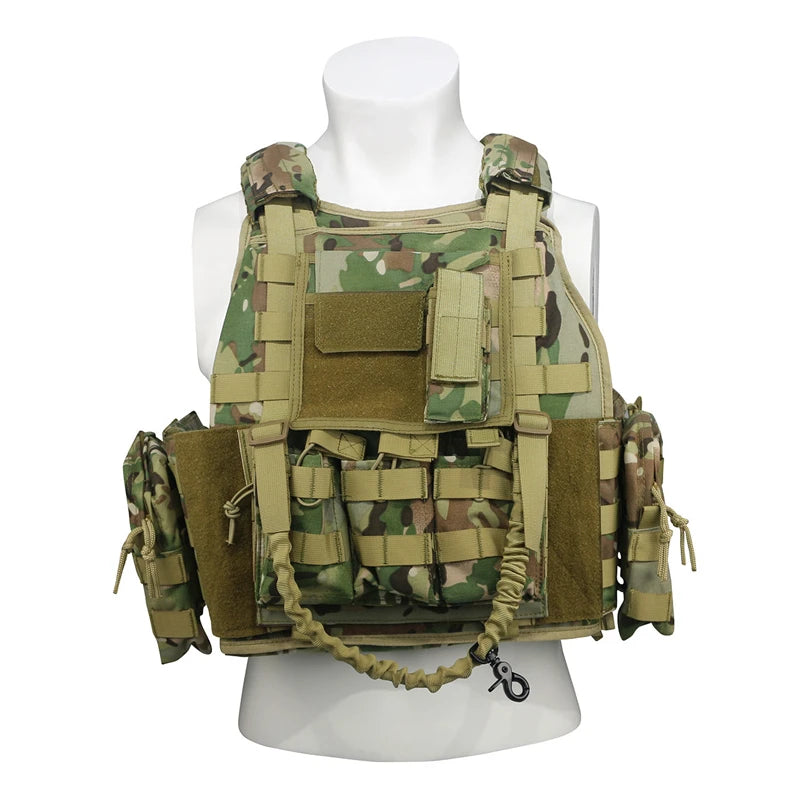 1000D Tactical Vest Sniper Chest Rig Airsoft Vest Armor Vest Gear Carrier Load Bearing Vest Hunting Clothes