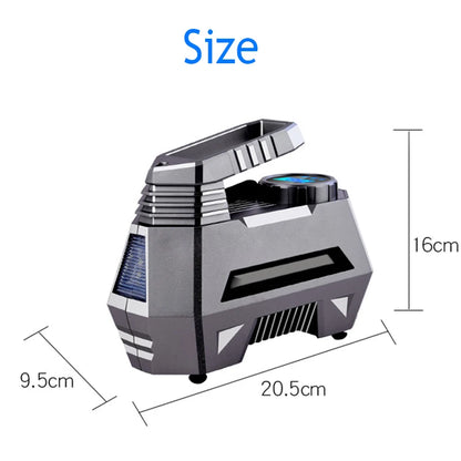 EAFC 120W Handheld Air Compressor Wireless/Wired Inflatable Pump Portable Air Pump Tire Inflator Digital for Car Bicycle Balls