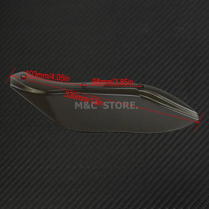 Motorcycle Batwing Air Deflector Fairing Side Windshield Plastic For Harley Touring Street Glide Road King Electra FLHX  96-2013
