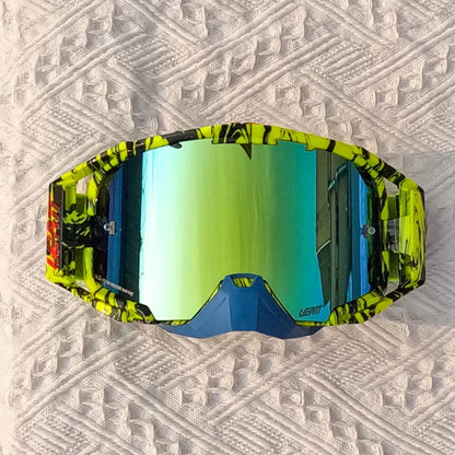 Protective Double Layers Motocross Goggles Brand New LEATT Anti Fog Moto Sunglasses Motorcycle Outdoor Sport Eyewear