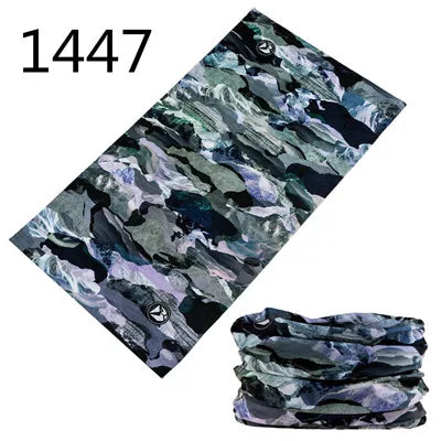 1401-1450 Magic Scarf Outdoor Sports Bicycle Headband Bike Cycling Bandana Neck Tube Warmer Bandanas Scraf Men Hiking Headband