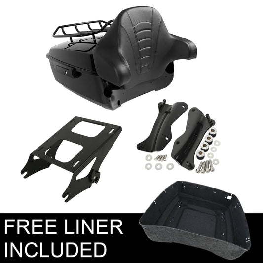 Motorcycle King Trunk Luggage Rack Plate For Harley Touring Road King Electra Glide Road Glide 2014-2025