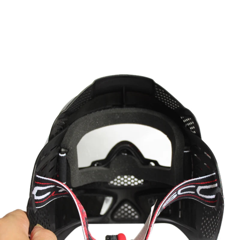High Strength Paintball Mask or Airsoft Mask with Double Lens Anti Fog Goggle