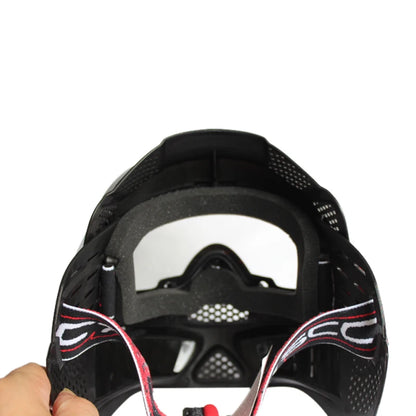 High Strength Paintball Mask or Airsoft Mask with Double Lens Anti Fog Goggle