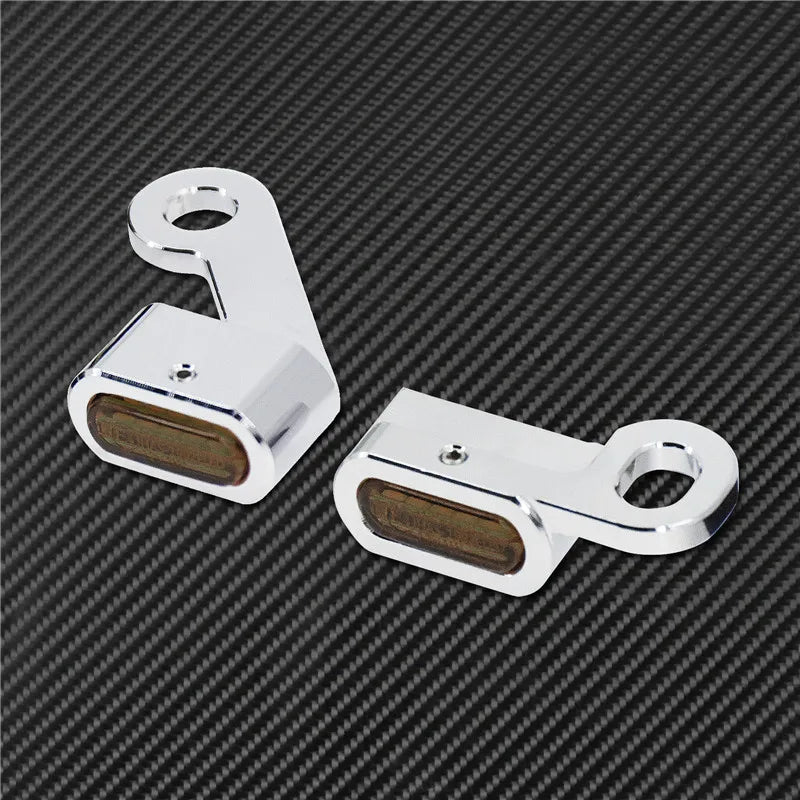 Motorcycle LED E Mark Turn Signal Light Indicator Mini Running Lamp For Harley Softail Touring Sportster XL 883 1200 FLHX Fatboy
