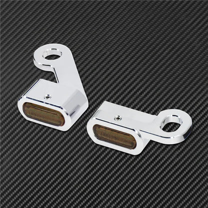 Motorcycle LED E Mark Turn Signal Light Indicator Mini Running Lamp For Harley Softail Touring Sportster XL 883 1200 FLHX Fatboy