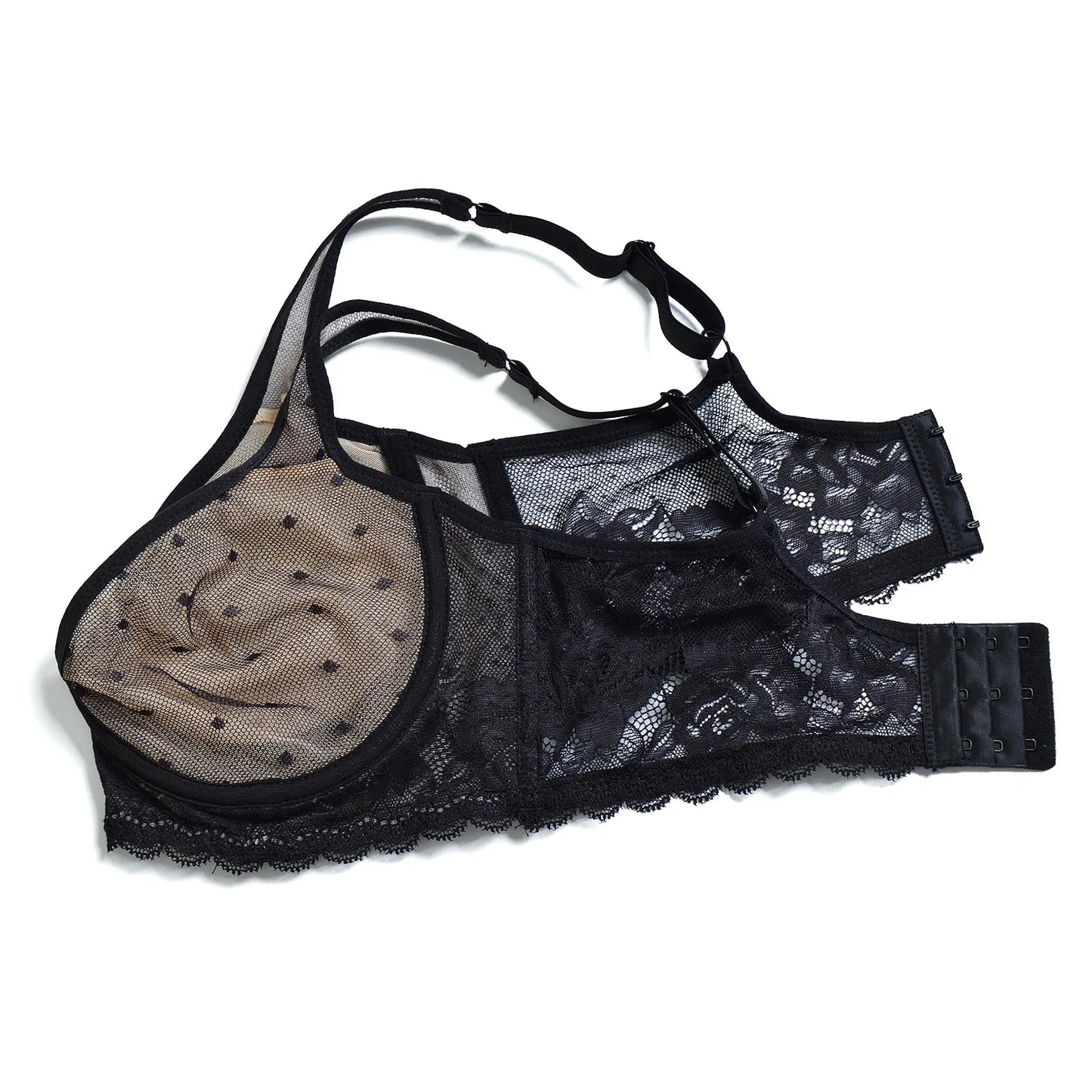 YBCG New Ultra Thin Women Bra Sexy See Through Lace Bras Mesh Perspective Wire Transparent A B C D DD E DDD F 70 75 80 85 90 95