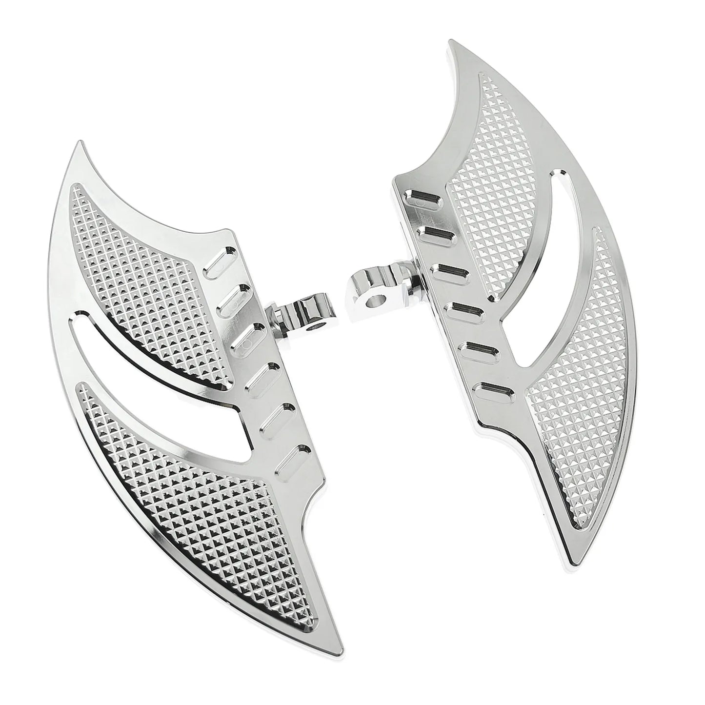 Motorcycle Front Floorboards Passenger Footboard Male Mount Foot Pegs Black/Chrome Footrest For Harley Softail Dyna XL Touring