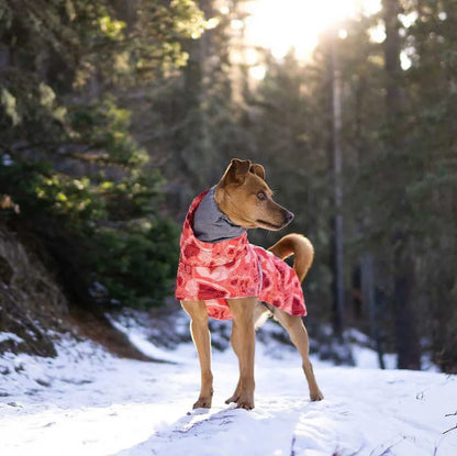 Winter Pet Dog Clothes for Large Dogs Warm Waterproof Dog Clothing Coat Thicker Cotton Padded Dog Jacket Pitbull French Bulldog