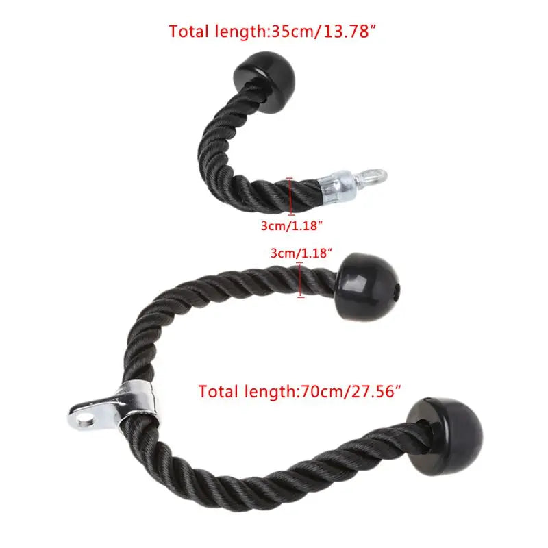 Triceps Gym Cable Push Pull Down Arm Press Bar Cable Rope Attachment for Workout Fitness Body Building Fitness Equipment