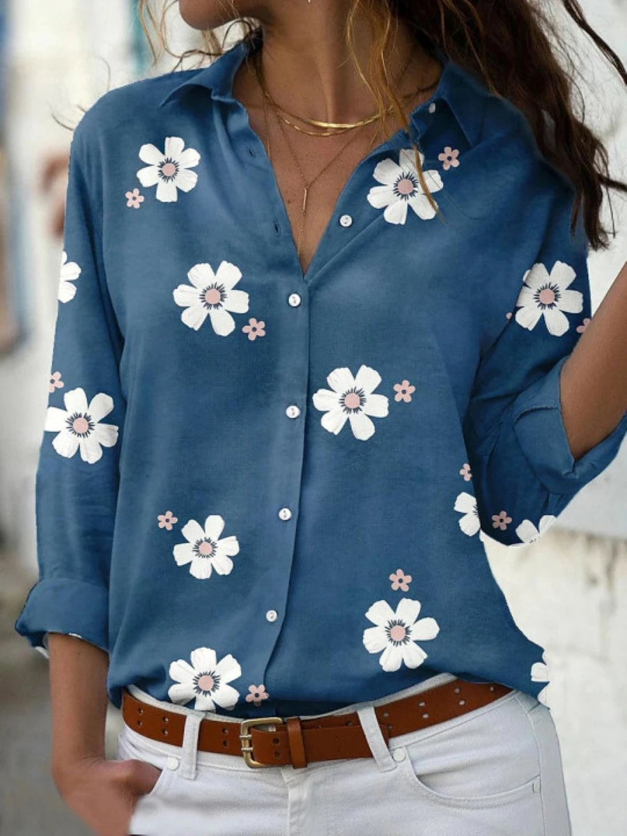 New elegant shirt ladies casual temperament women shirt fashion long-sleeved ladies shirt