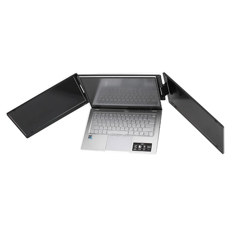 15.6 Inch Dual Triple Portable Laptop Screen Extender Monitor HD 2560*1440 2K IPS Display TFT Type-C Power Attachable Foldable