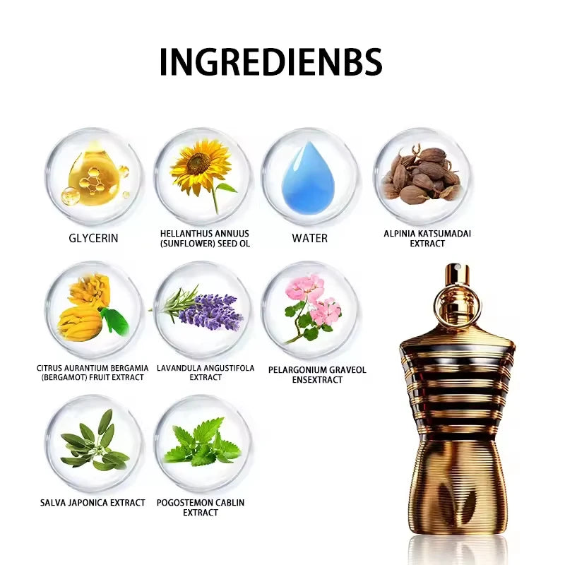 YLXH 2026 Men's Parfum Intense Cologne Long-Lasting Tea Scent Spray Regular Size Luxury