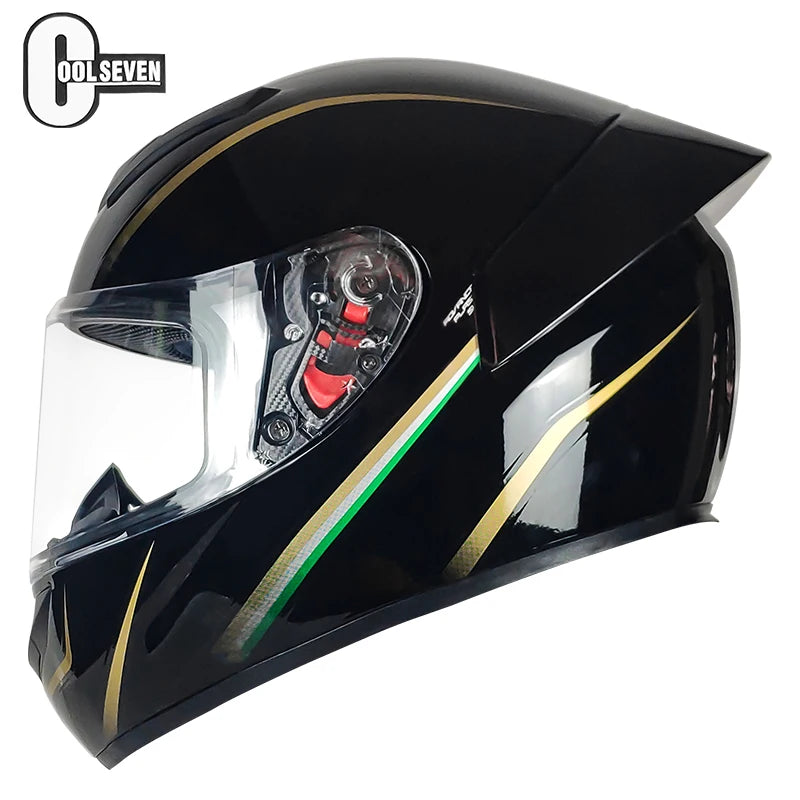 DOT Customized Color Cheap Full Face Motorcycles Helmet with Quick Release Buckle Customizable Logo/package Novel Design Helmets