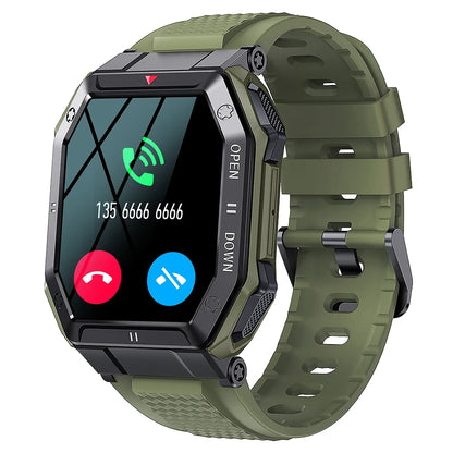 2026 Outdoor Sport Smart Watch Blood Pressure 5ATM IP68 Waterproof Bt Wristbands Smartwatch C20 for Men Android Ios