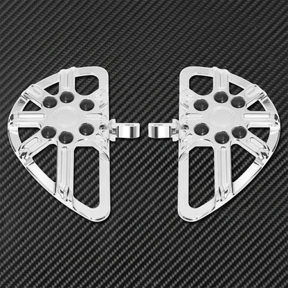 Motorcycle Floorboard Front Rear Footrest Driver Footpeg Passenger Pedal For Harley Touring Electra Street Glide Dyna Softail FL