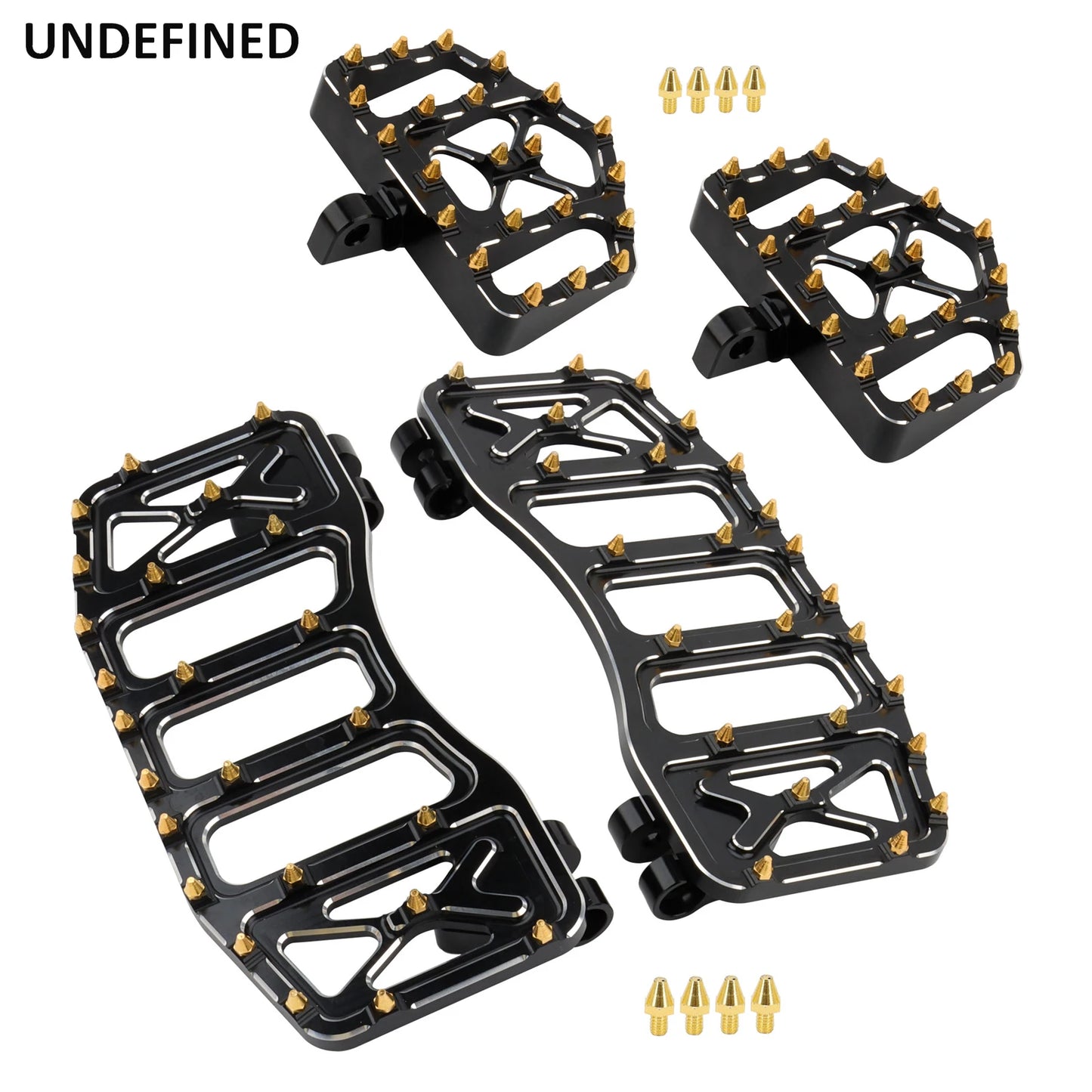 Wide Floorboards MX Foot Pegs Footrest Driver Pedals for Harley Touring Road King Street Glide 86-2023 Softail Fatboy Dyna FLD