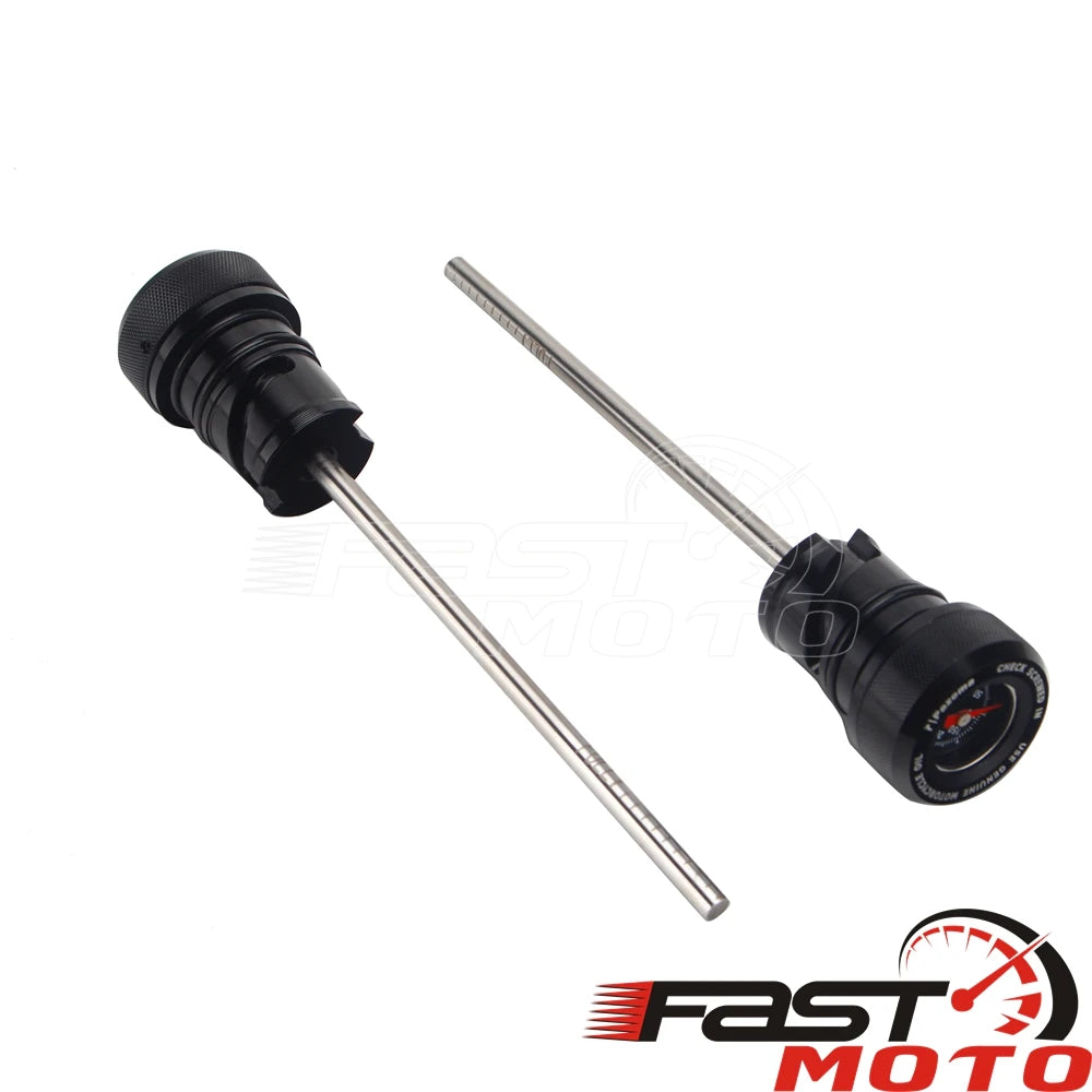 Motorcycle Oil Temperature Dipstick Oil Plug Temp Gauge Cap for Harley Softail Breakout FXBRS FXBR Deluxe FLDE Fat Street Bob