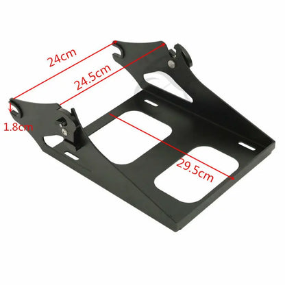 Motorcycle Chopped Trunk Backrest Rack For Harley Touring Road King Road Glide Street Glide 2014-2025