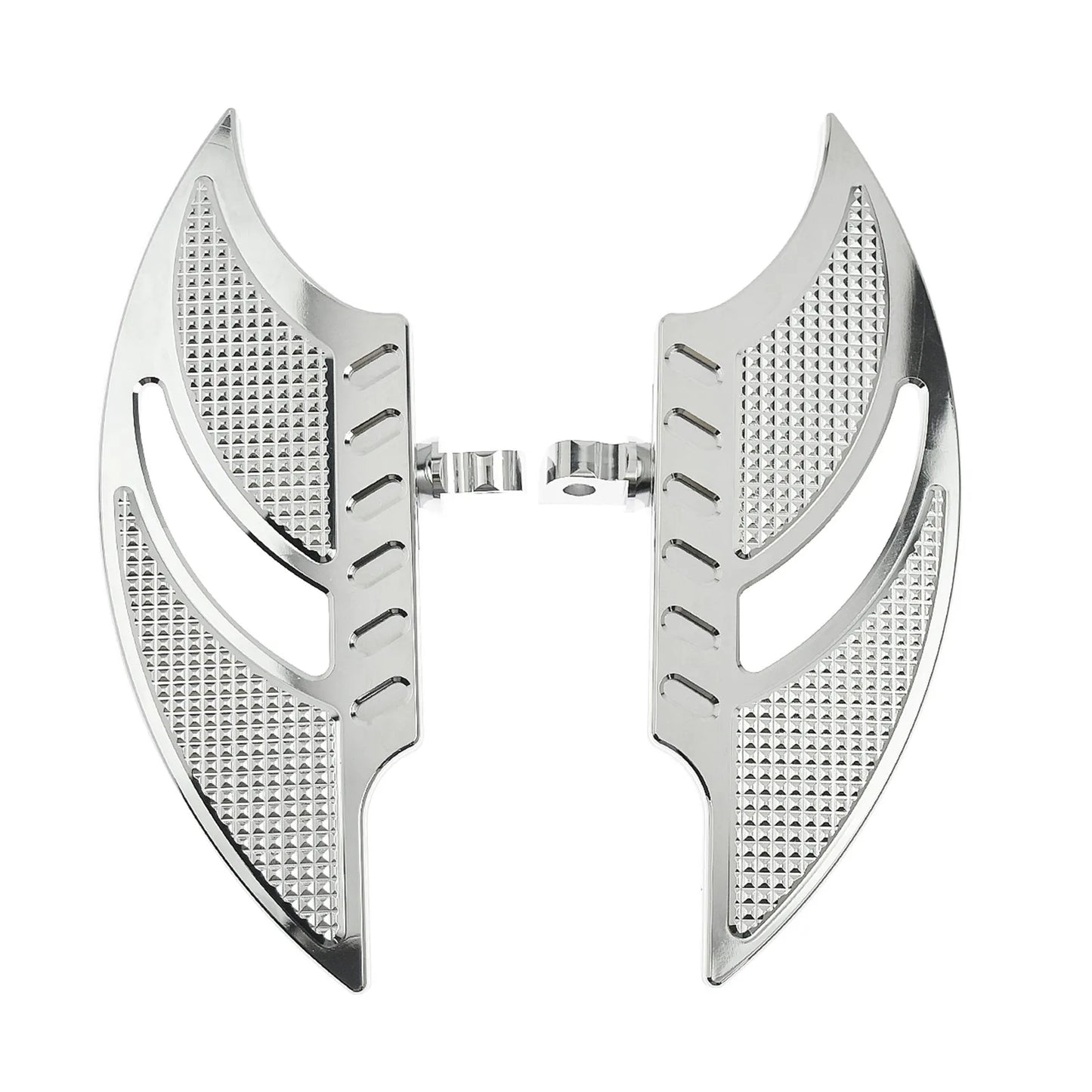 Motorcycle Front Floorboards Passenger Footboard Male Mount Foot Pegs Black/Chrome Footrest For Harley Softail Dyna XL Touring