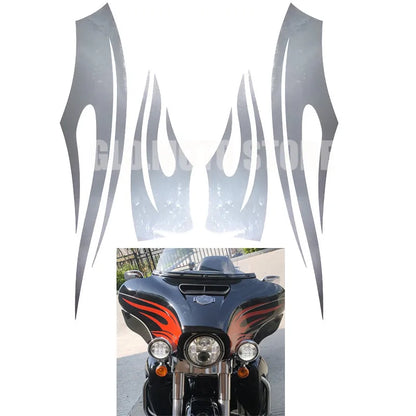 Flame Decals Fairing Vinyls Stickers For Harley Touring Street Glide Electra Glide Ultra Classic Trike Models