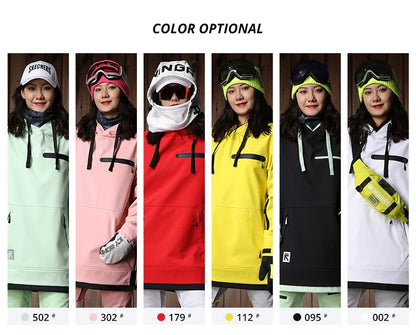 RUNNING RIVER Women ski Snowboarding Hoodie  High Quality Hooded outdoor Sports Snowboard Jacket 1250