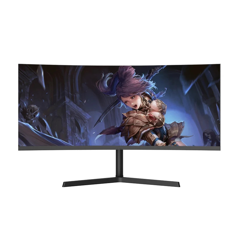 Factory Price 34 Inch Curved Gaming Monitor Anti-blue Light 165Hz 1ms Response Time Black Computer Screen
