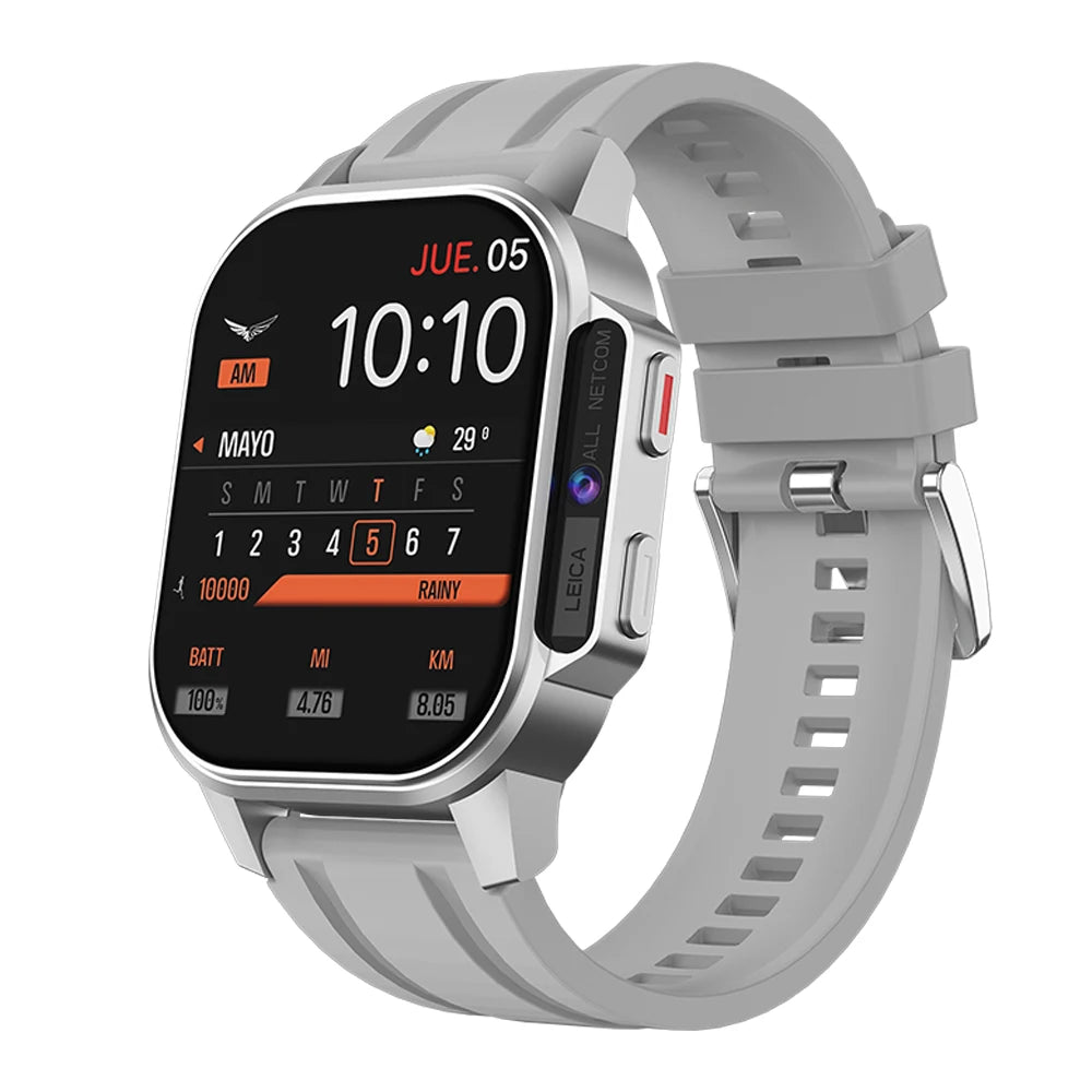 4G Sim Card Android Smartwatch B22 2.13Inch AMOLED 900mAH Battery IP67 Waterproof BT Call Video Call Men Smart Watch 2025